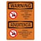 Signmission OSHA Sign, Underground Gas Call No. 811 Bilingual, 12" W, 18" L, Lndscp, WS-D-1218-L-12863 OS-WS-D-1218-L-12863 - alternate 1